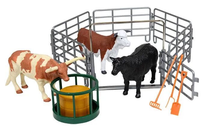 L6060 Tractor with Ranch Cows Playset