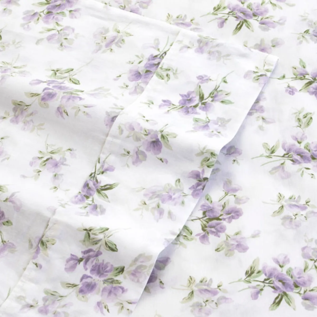 LAURA ASHLEY Little Darlings HEATHER 375THC Cotton Sheet Set