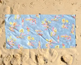 Lei Greetings Anywhere Towel - Seafoam