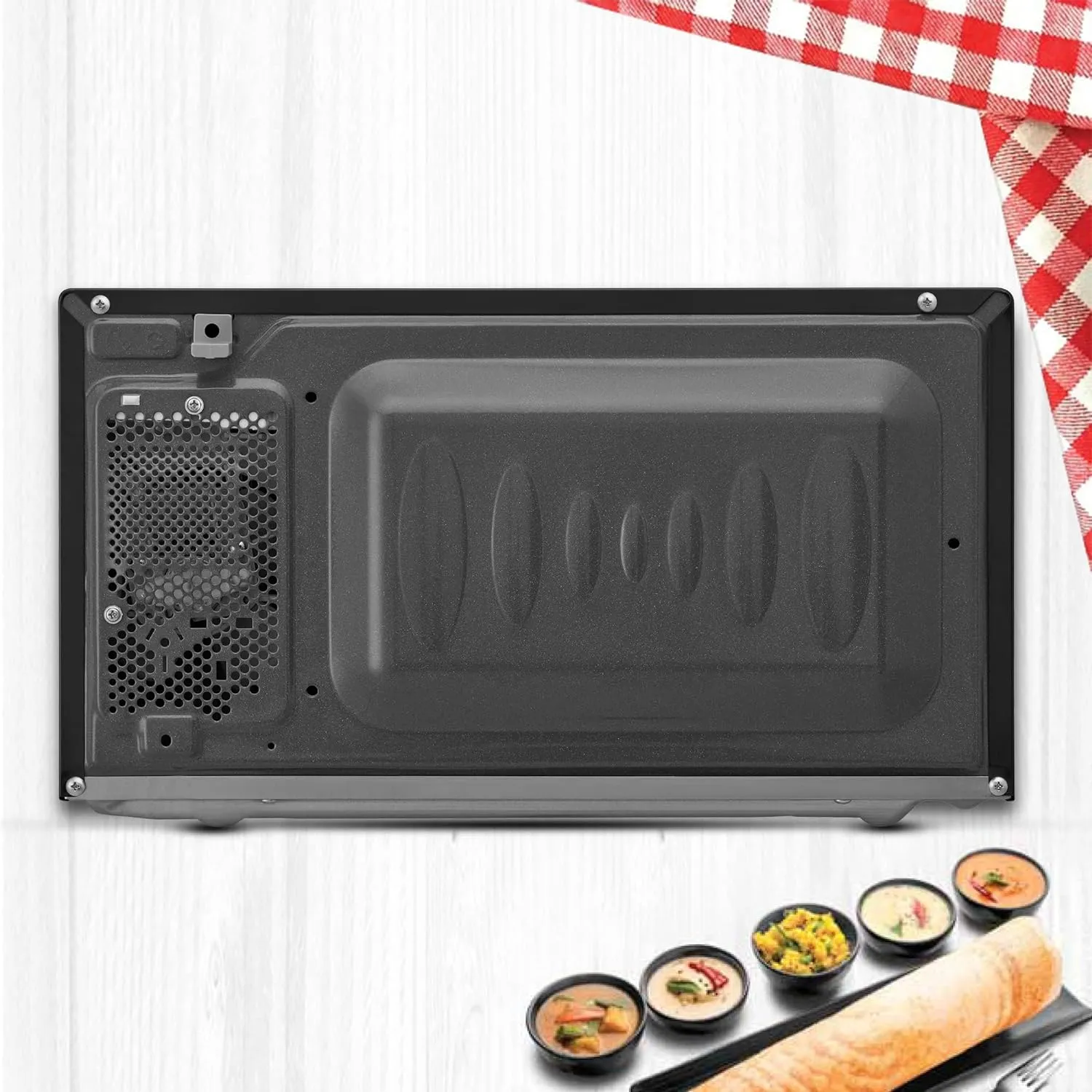 LG MS2043DB, Black 20 L Solo Microwave Oven