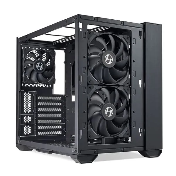 LIAN LI PC-011 DYNAMIC AIR MINI SMALL-TOWER ATX CABINET BLACK