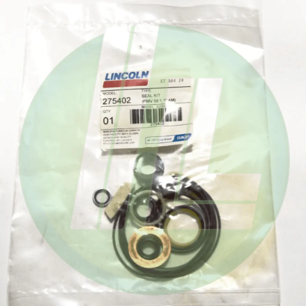 Lincoln Industrial 275402 Seal Repair Kit for PMV 50:1 Grease Pumps