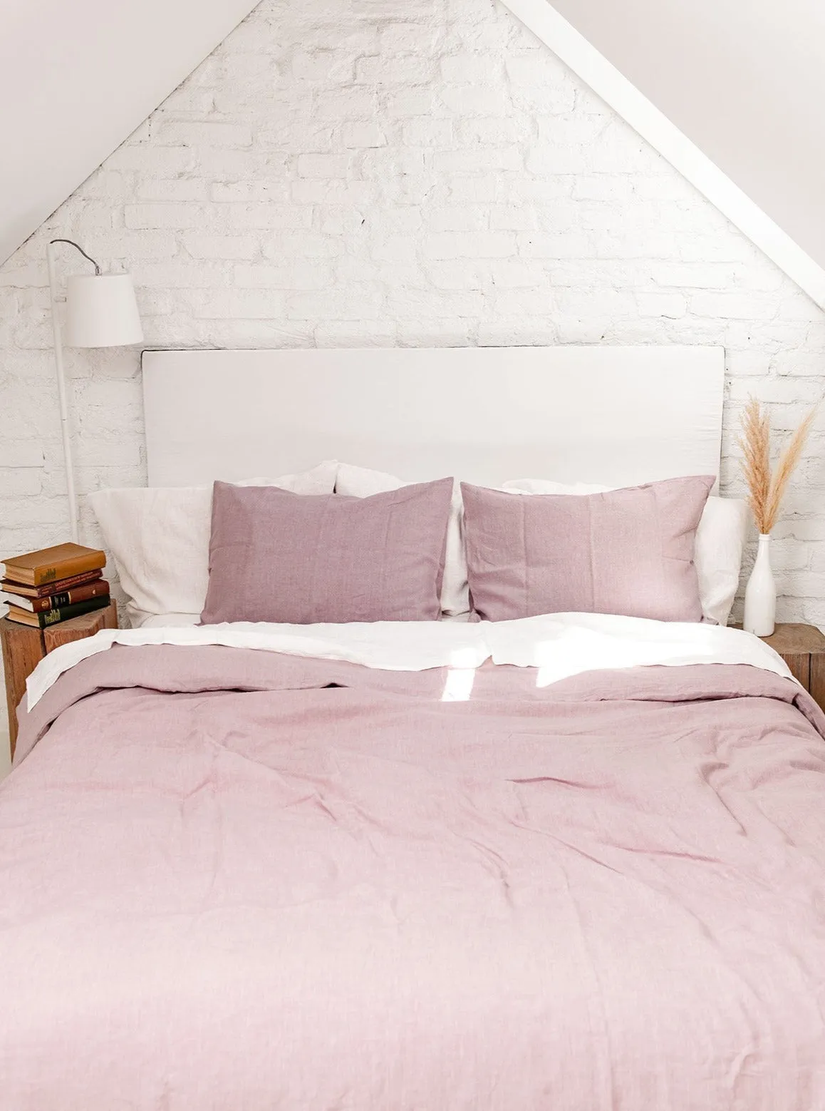 Linen Sheets Set - Dusty Rose