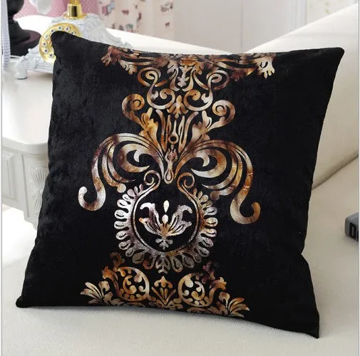 Luxurious Pillow Cover Bronzing Cushion Cover 45x45cm