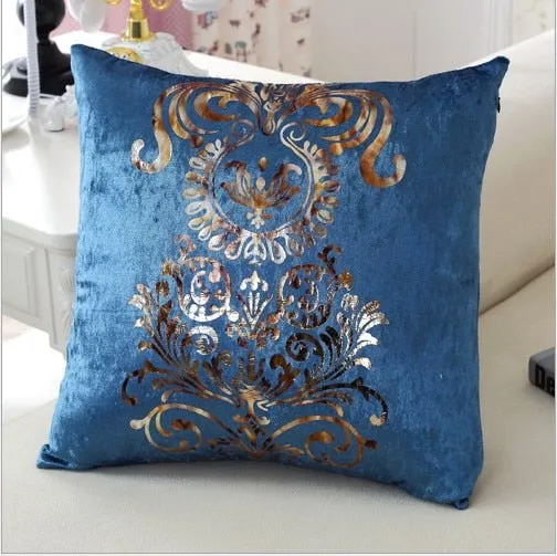 Luxurious Pillow Cover Bronzing Cushion Cover 45x45cm