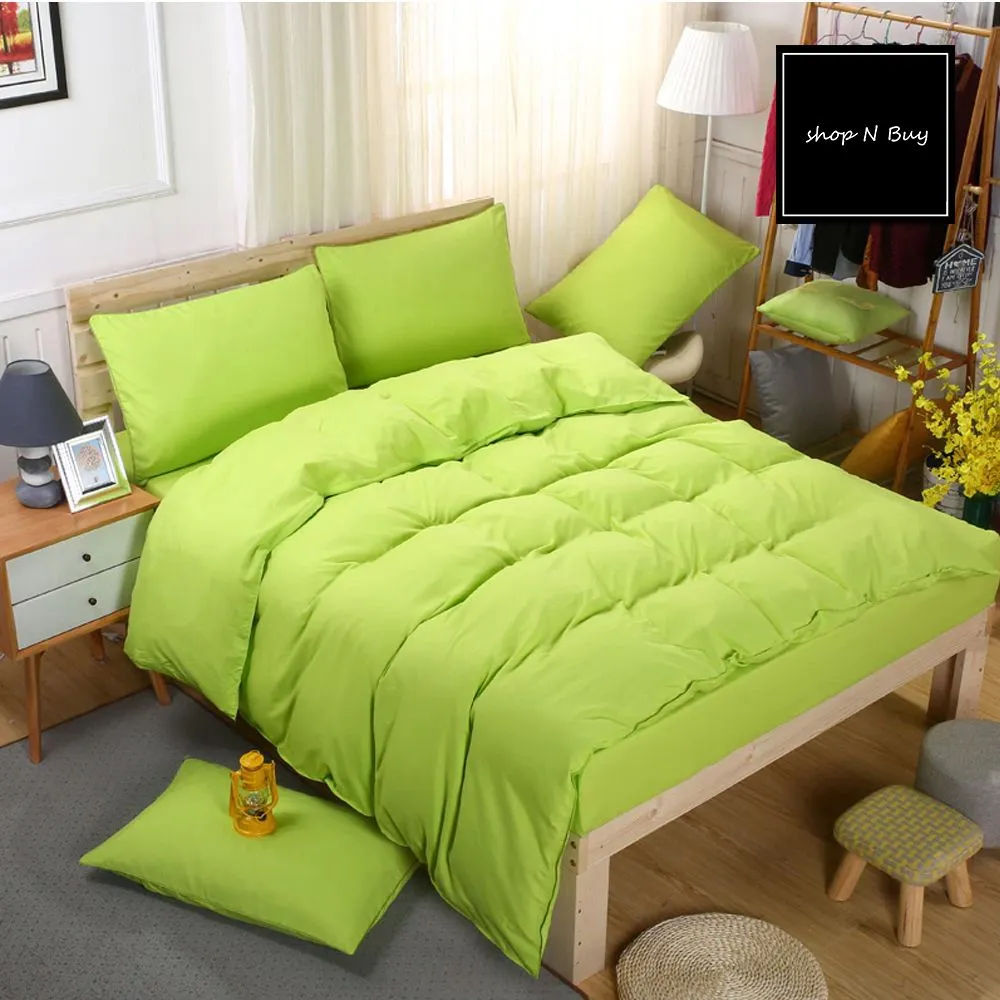 Luxury Green Fruit Duvet Set - 6 Pieces