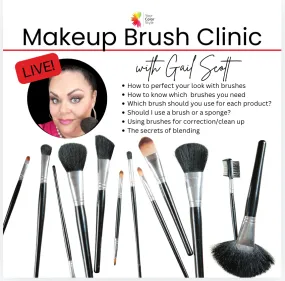 Makeup Brush Clinic - How To Use Makeup Brushes