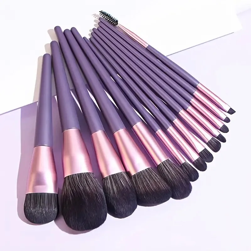 Makeup Brushes 13 Pcs Makeup Tools Kit Premium Synthetic Powder Foundation Blush Contour Concealers Lip Brushes With Eyeshadow Applicator