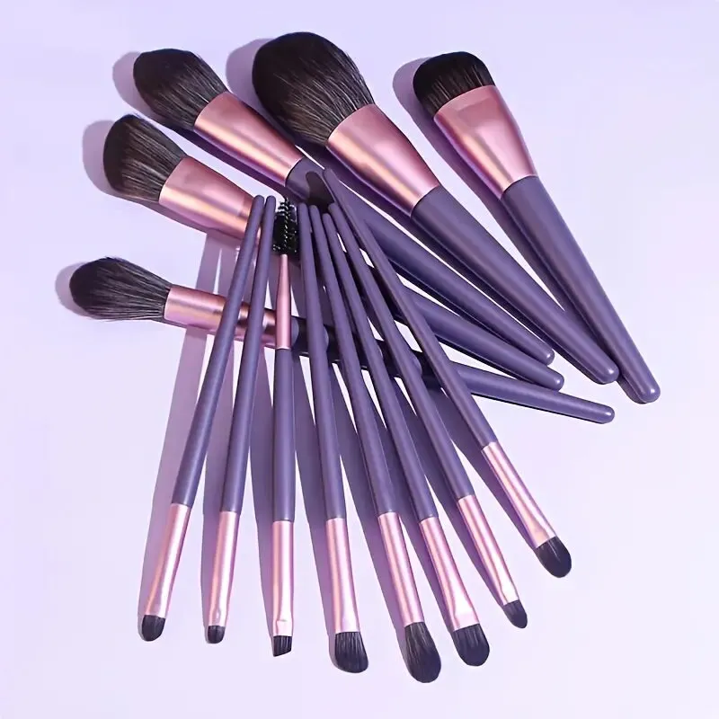 Makeup Brushes 13 Pcs Makeup Tools Kit Premium Synthetic Powder Foundation Blush Contour Concealers Lip Brushes With Eyeshadow Applicator