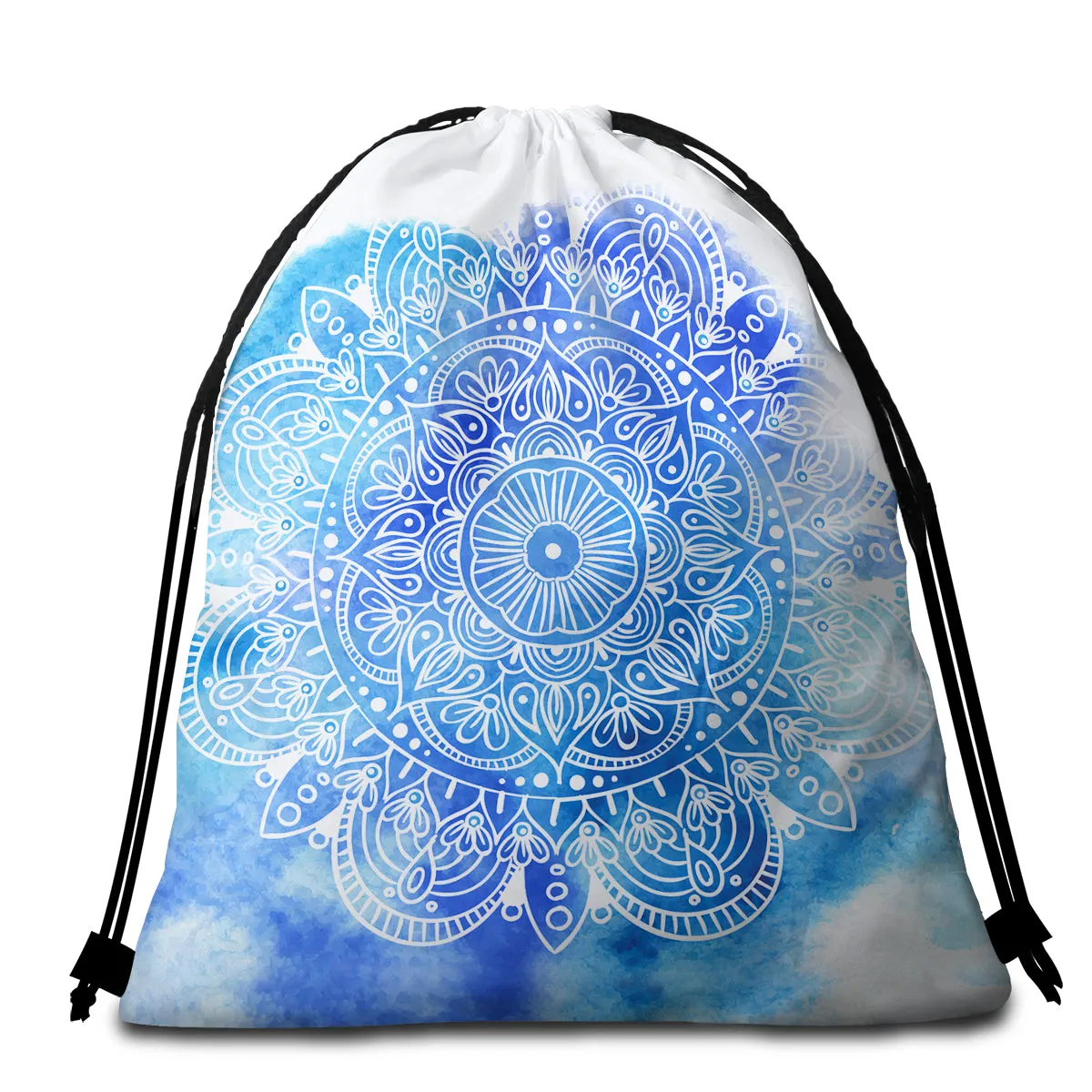 Mandala Hues Towel   Backpack