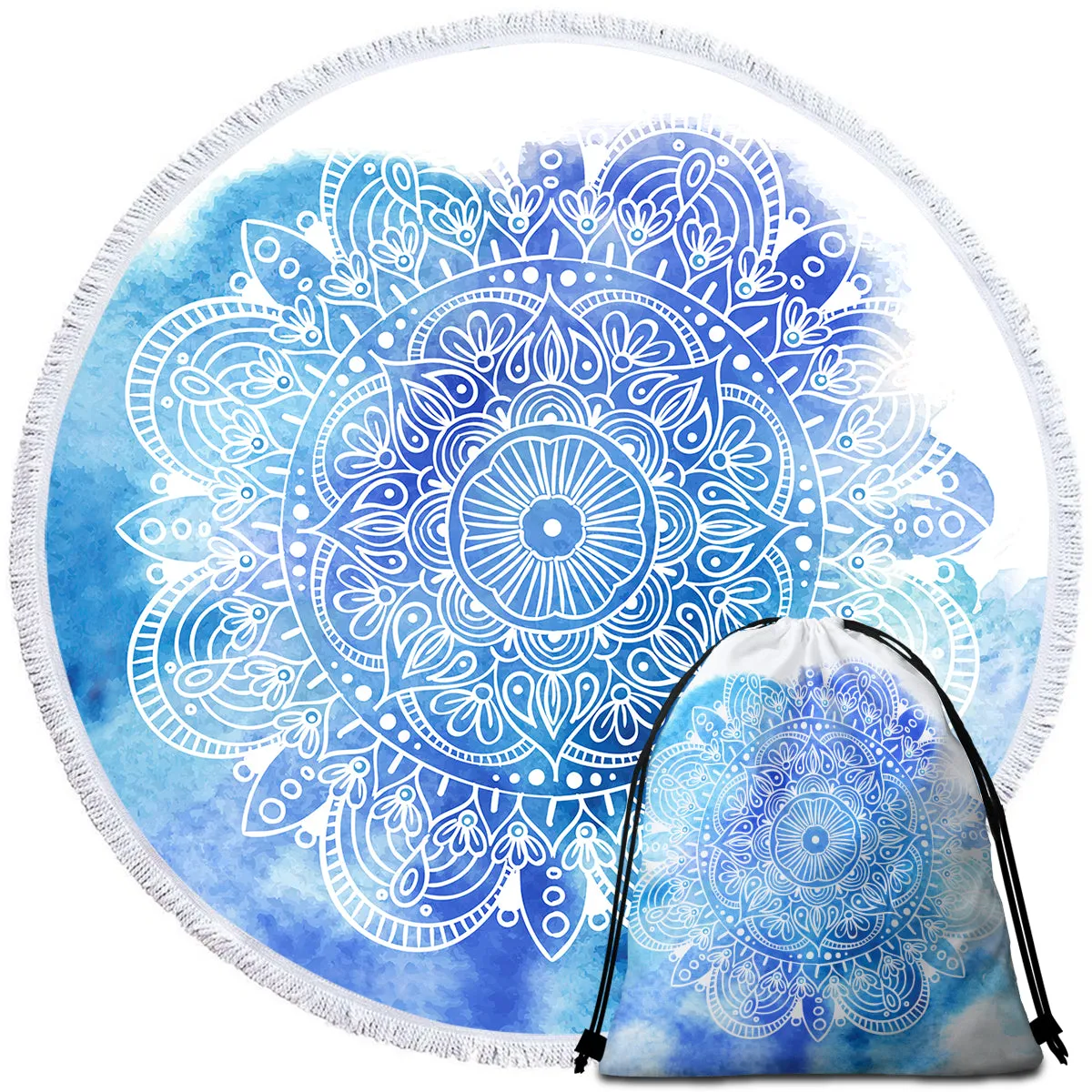 Mandala Hues Towel   Backpack