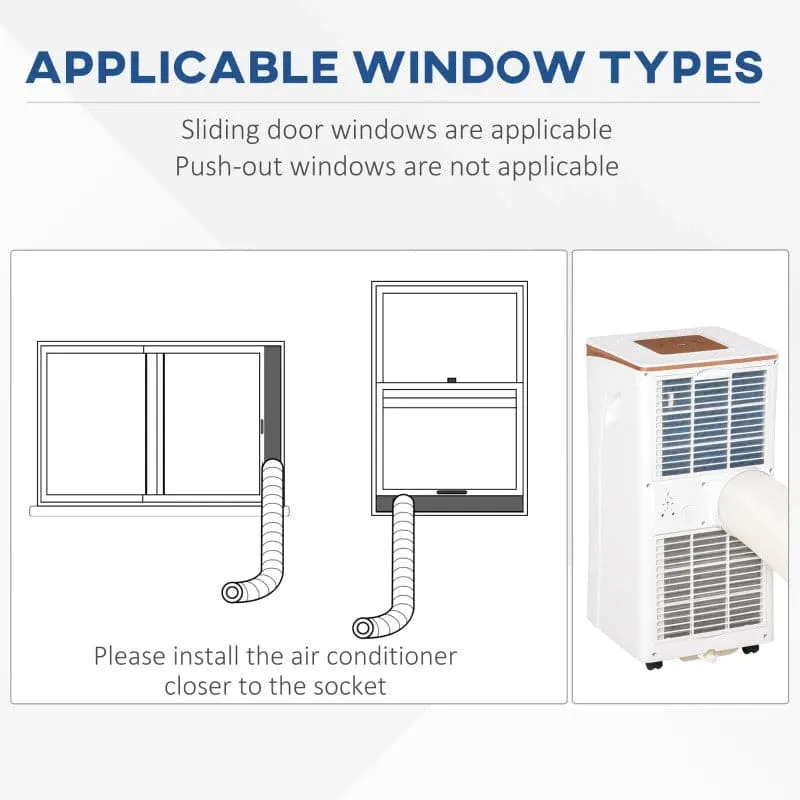 Maplin Plus 7000 BTU 4-in-1 Portable Air Conditioner - White