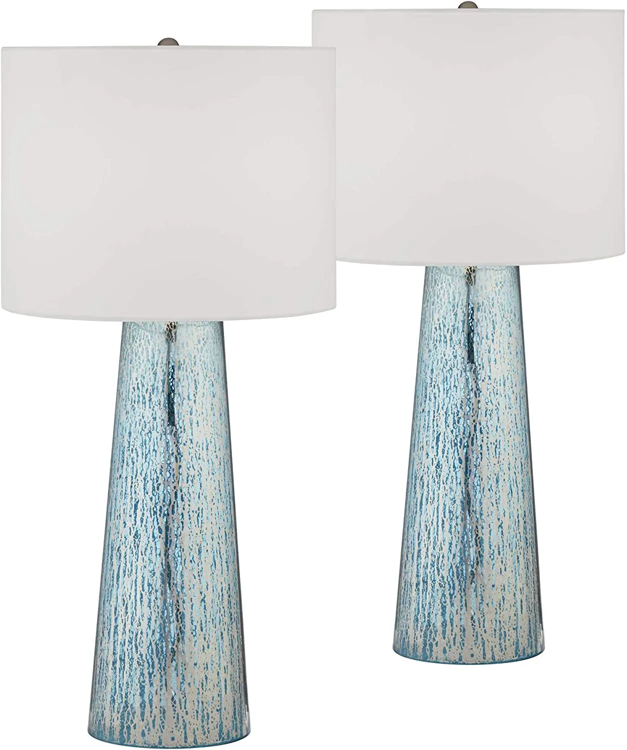 Marcus Modern Coastal Table Lamps 30" Tall Set of 2