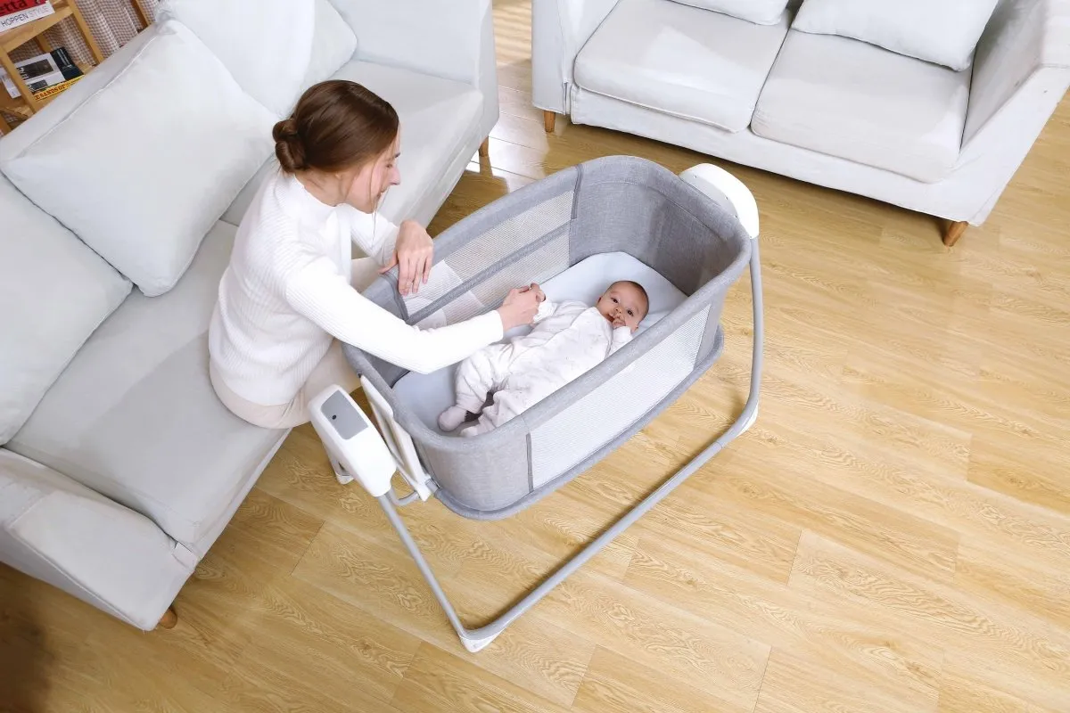 Mastela Bassinet 4 in 1 Swing & Bassinet Grey