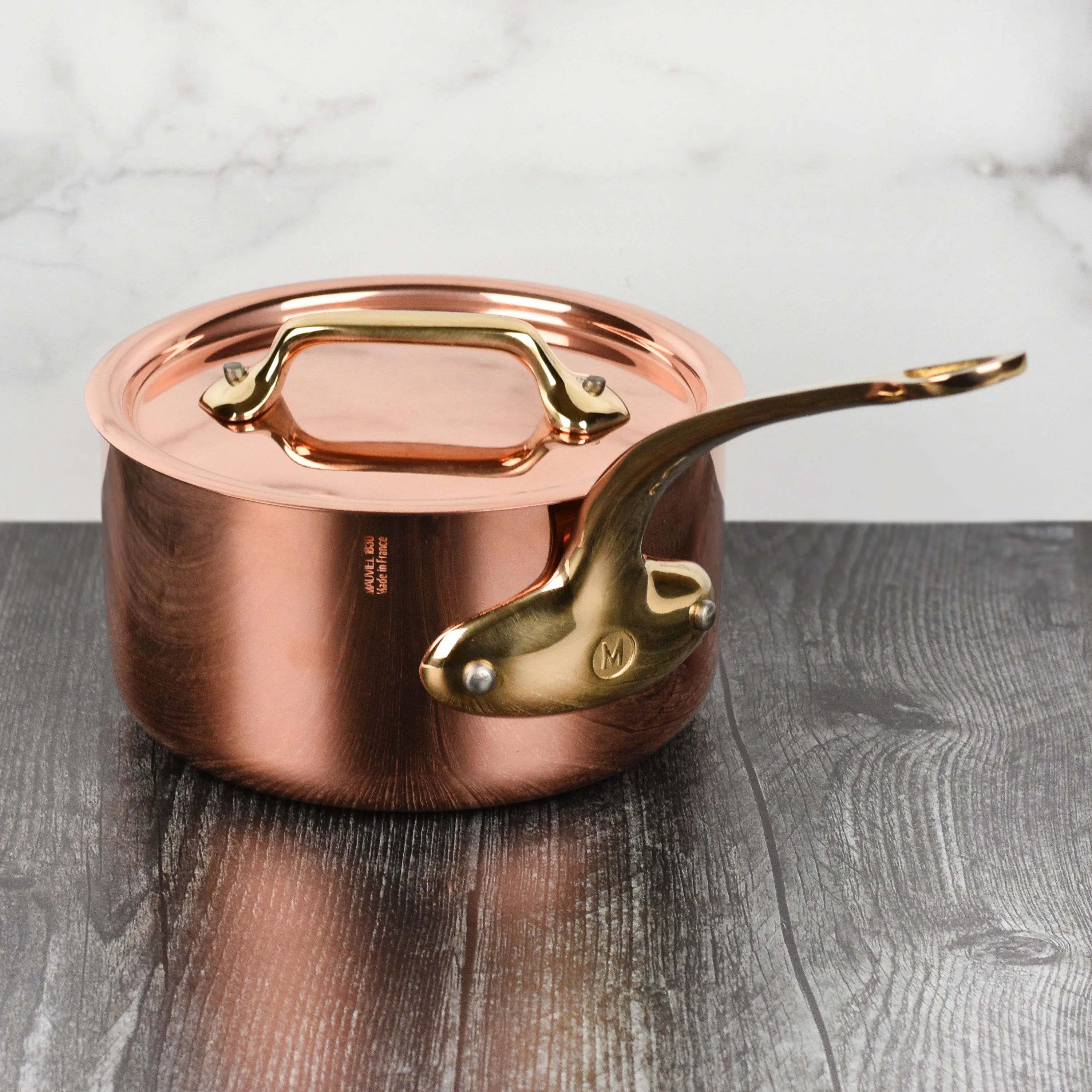 Mauviel M200B 1.2-quart Copper Saucepan