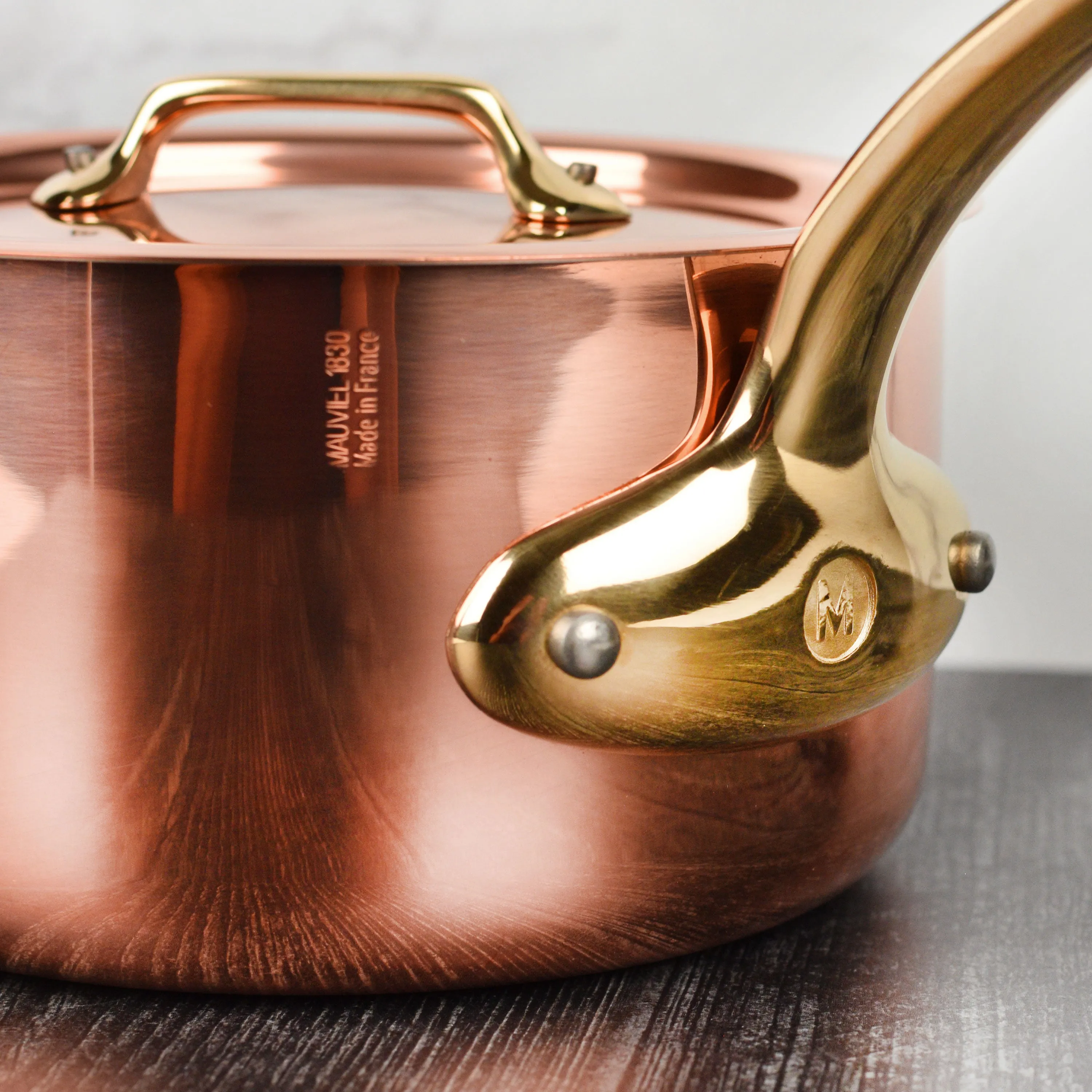 Mauviel M200B 1.2-quart Copper Saucepan