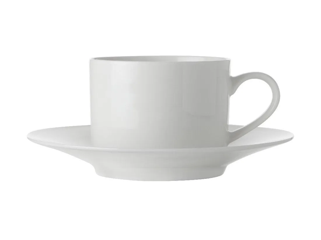 Maxwell & Williams White Basics Straight Cup & Saucer 250ml