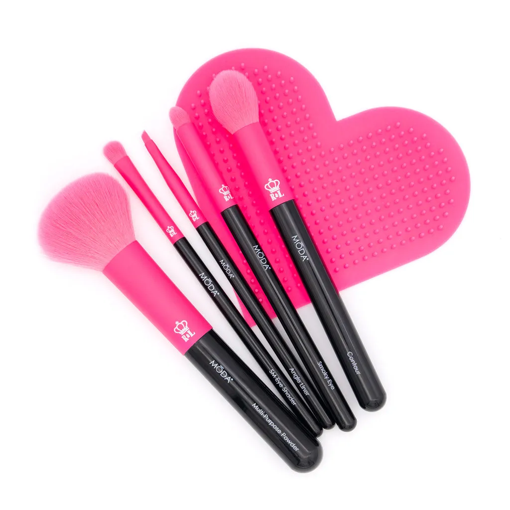 MŌDA® I <3 Neon Brush Set