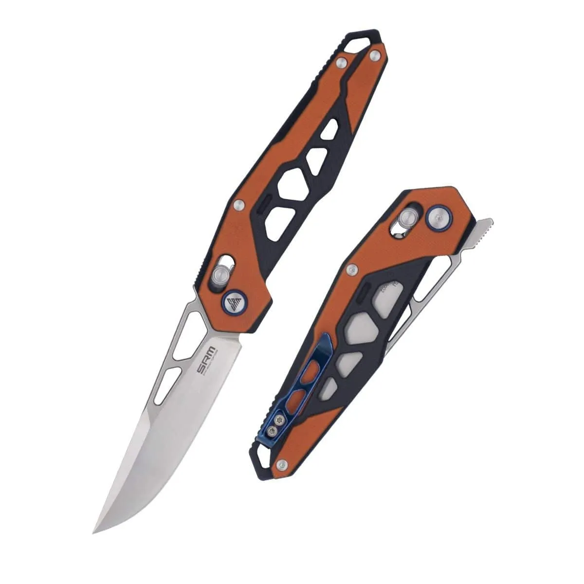 Mecha Pocket Folding Knife 9225-GJ - Orange