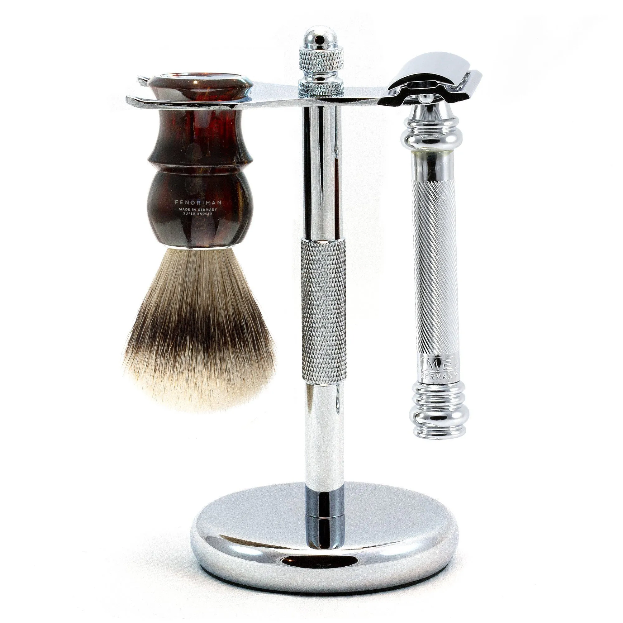 Merkur 38C Barber-Pole 3-Piece Classic Wet-Shaving Kit, Save $25