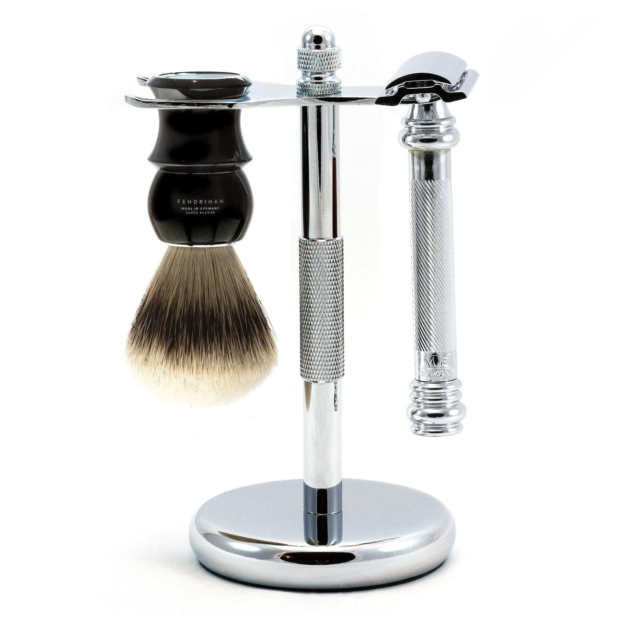 Merkur 38C Barber-Pole 3-Piece Classic Wet-Shaving Kit, Save $25