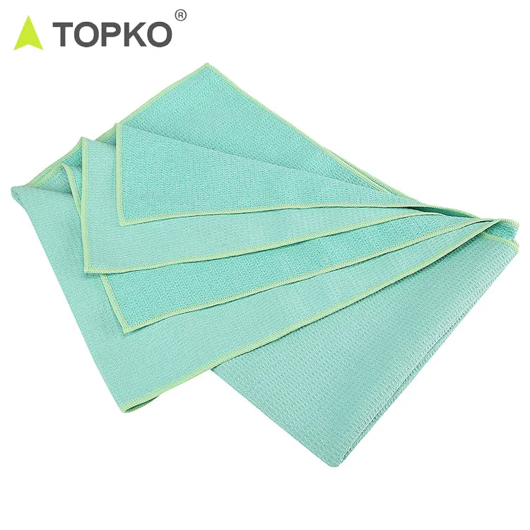 Microfiber yoga towel（ no silicon dot )