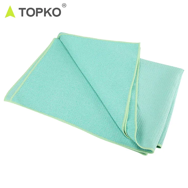 Microfiber yoga towel（ no silicon dot )