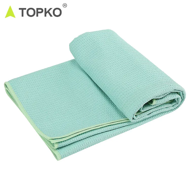 Microfiber yoga towel（ no silicon dot )