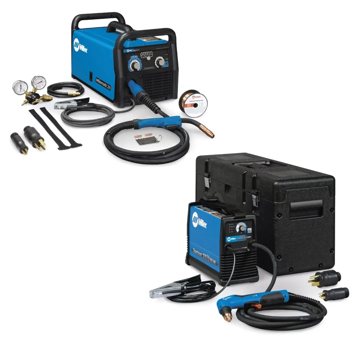 Miller Millermatic 211 MIG Welder and Spectrum 375 Plasma Cutter (907614, 907529)