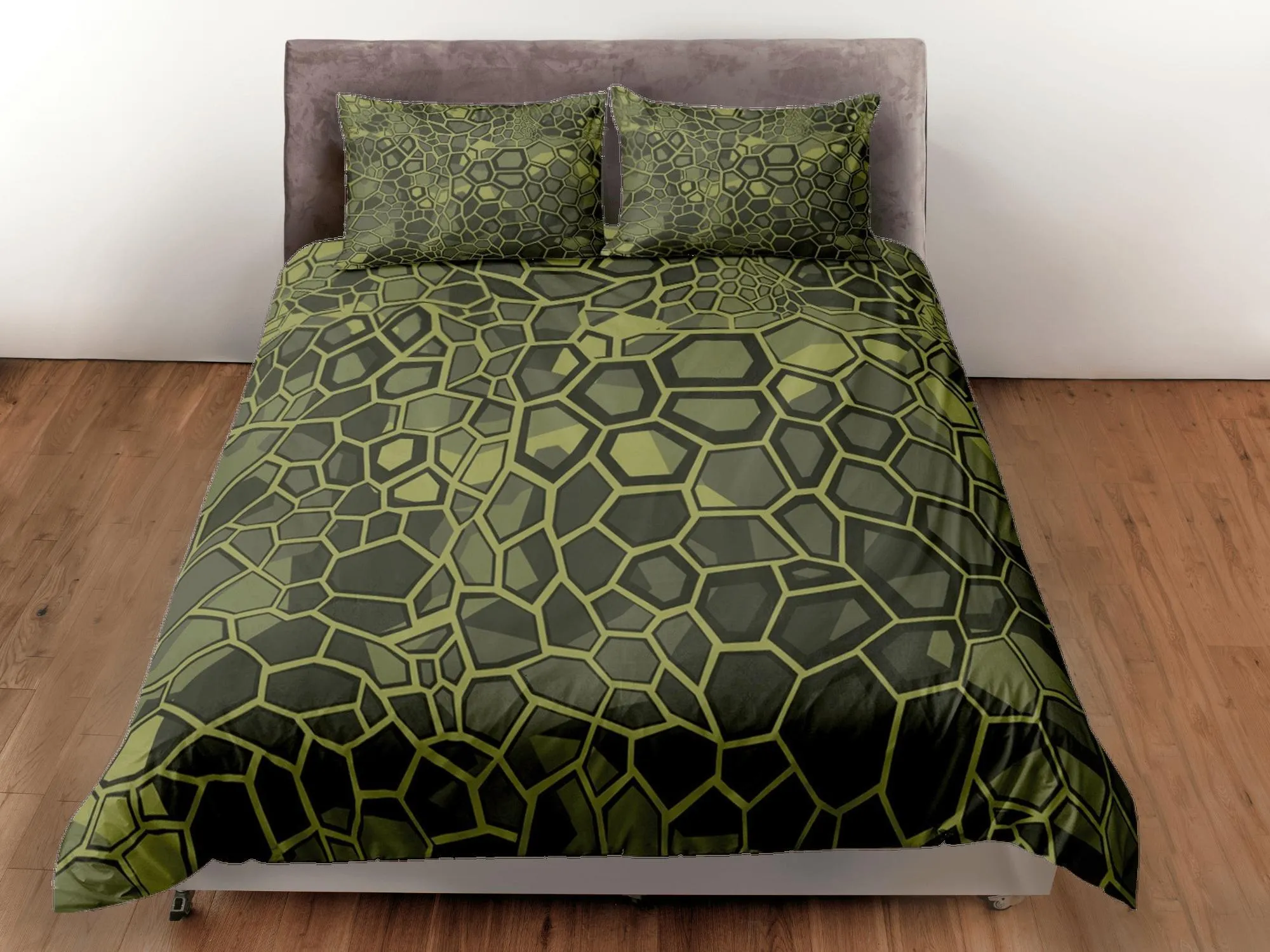 Modern Geometric Army Green Duvet Cover Colorful Dorm Bedding Set Full Abstract Design King Duvet Cover Queen Duvet Bedspread