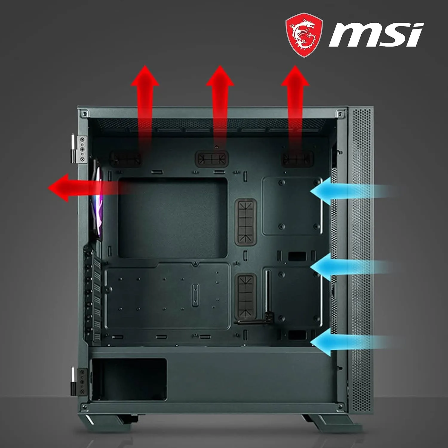 MSI MAG 300R VAMPIRIC MID-TOWER ATX CABINET