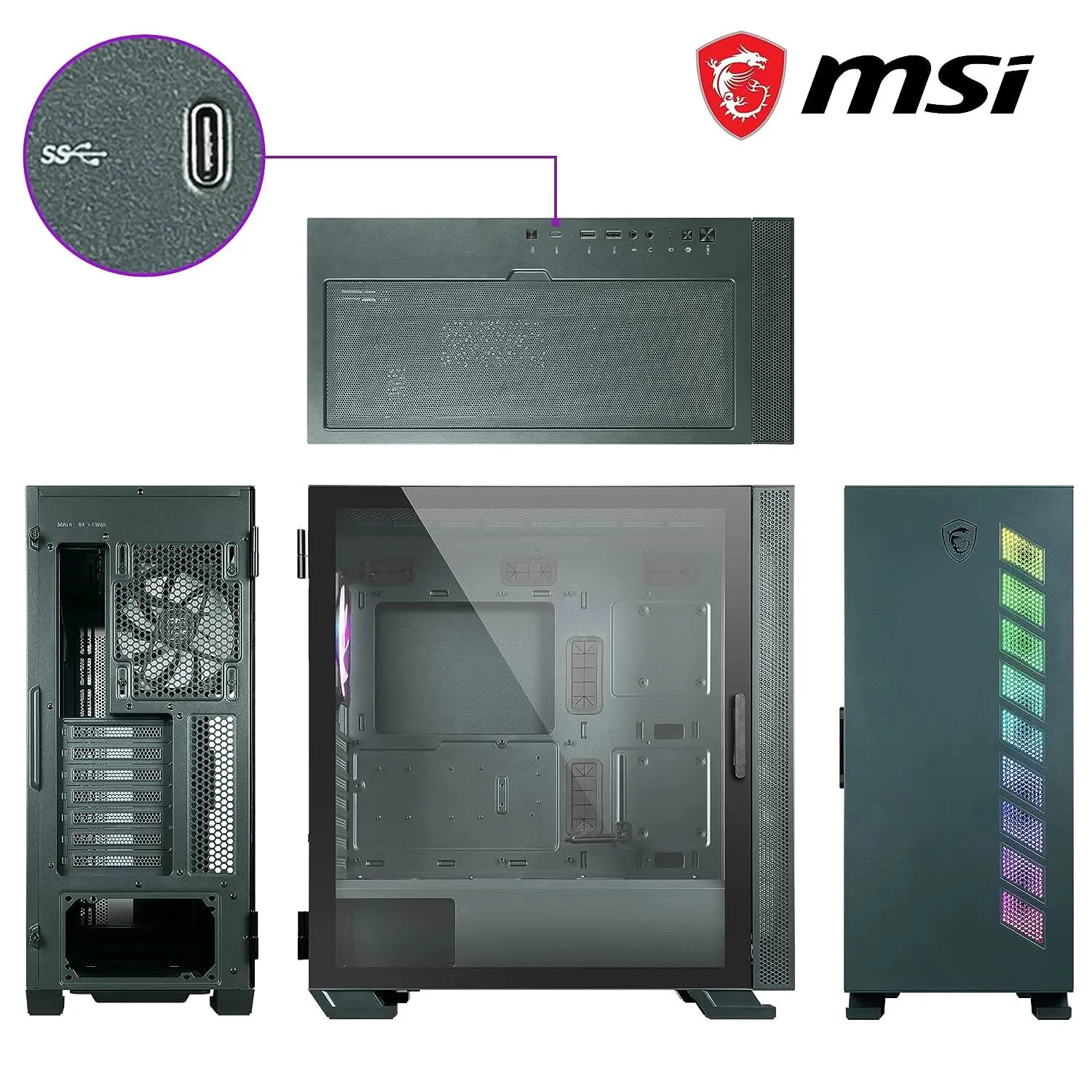 MSI MAG 300R VAMPIRIC MID-TOWER ATX CABINET