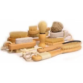 Natural Wooden Body Brushes Nail Brushes & Exfoliating Scrubs