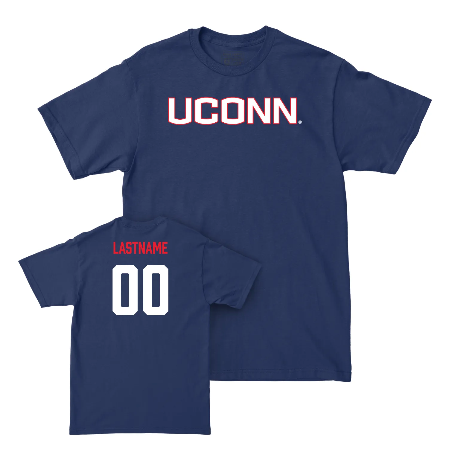 Navy Women's Track & Field UConn Tee - Sinclaire Fryer