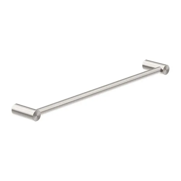 Nero MECCA Single Towel Rail 600MM Brushed Nickel 2324-BN