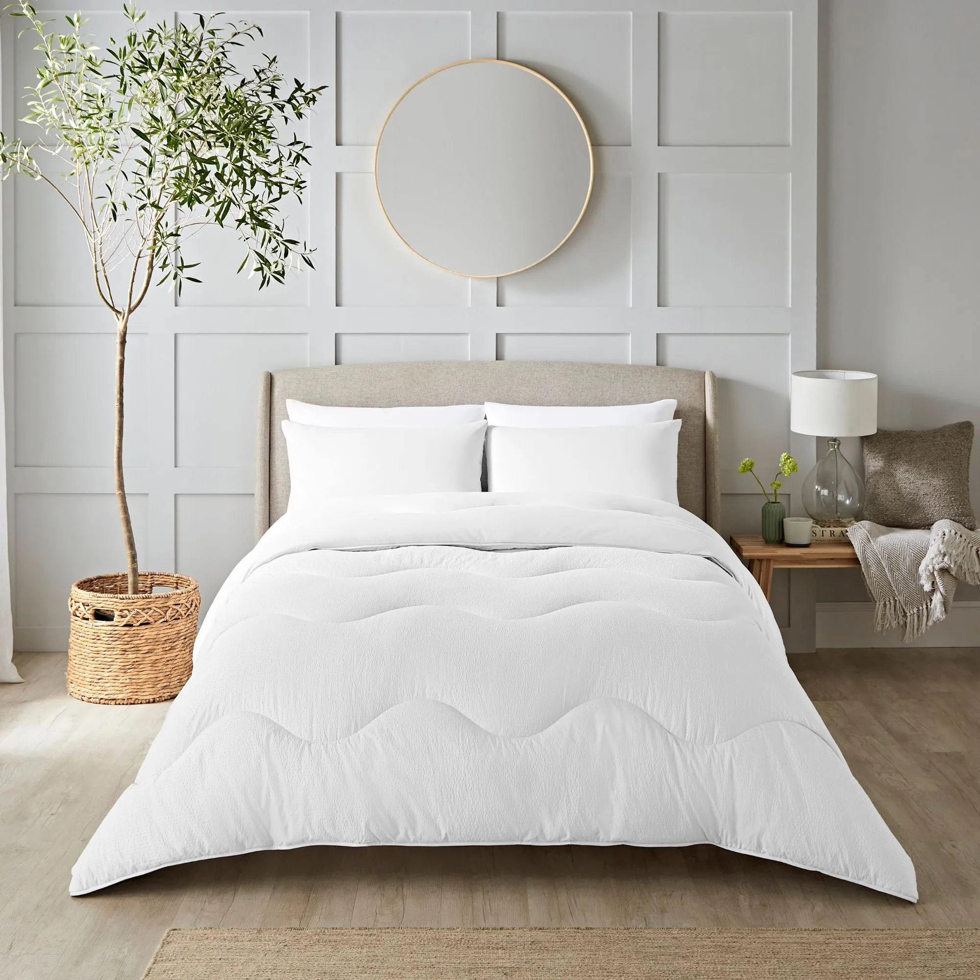 Night Lark® Seersucker Coverless Duvet Set