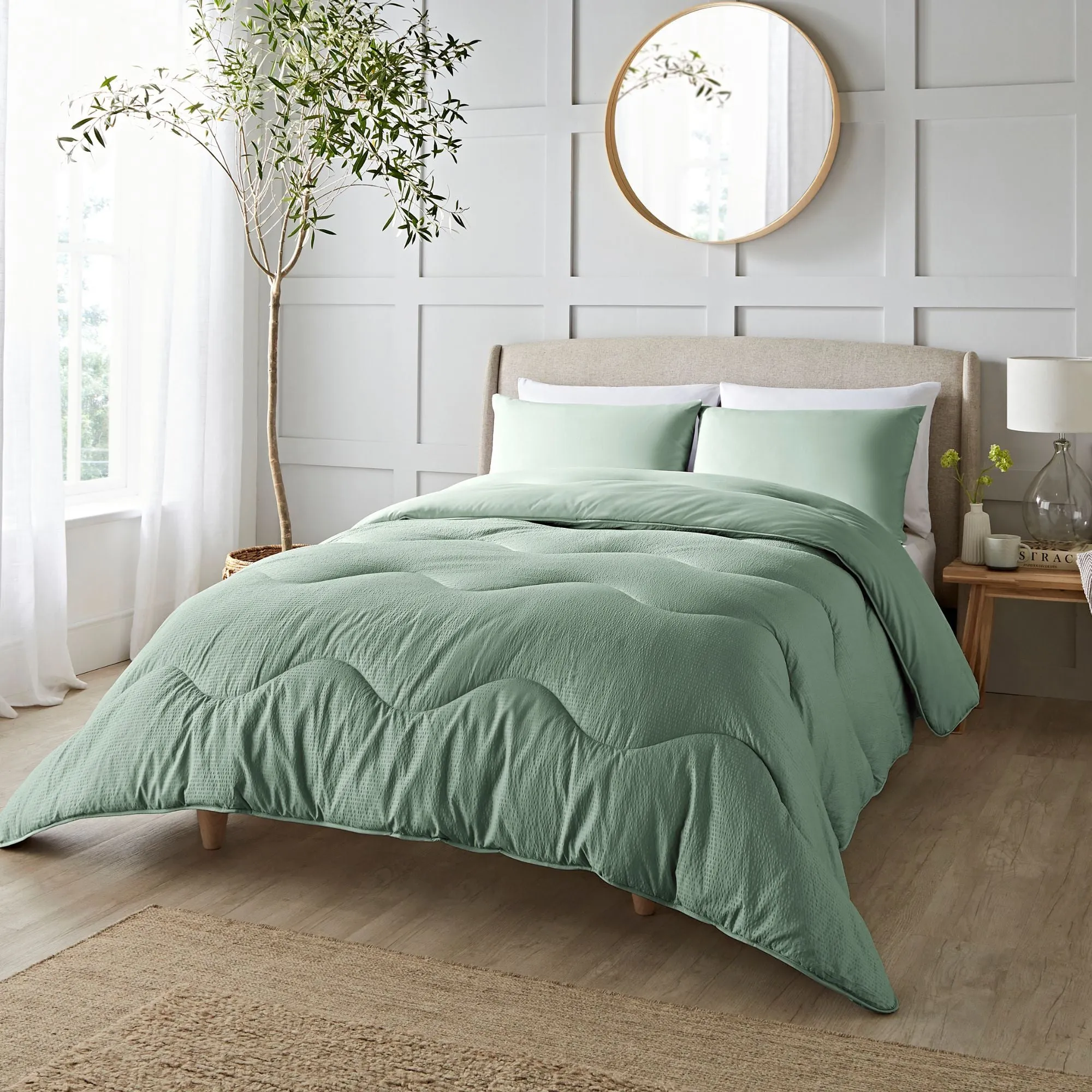 Night Lark® Seersucker Coverless Duvet Set