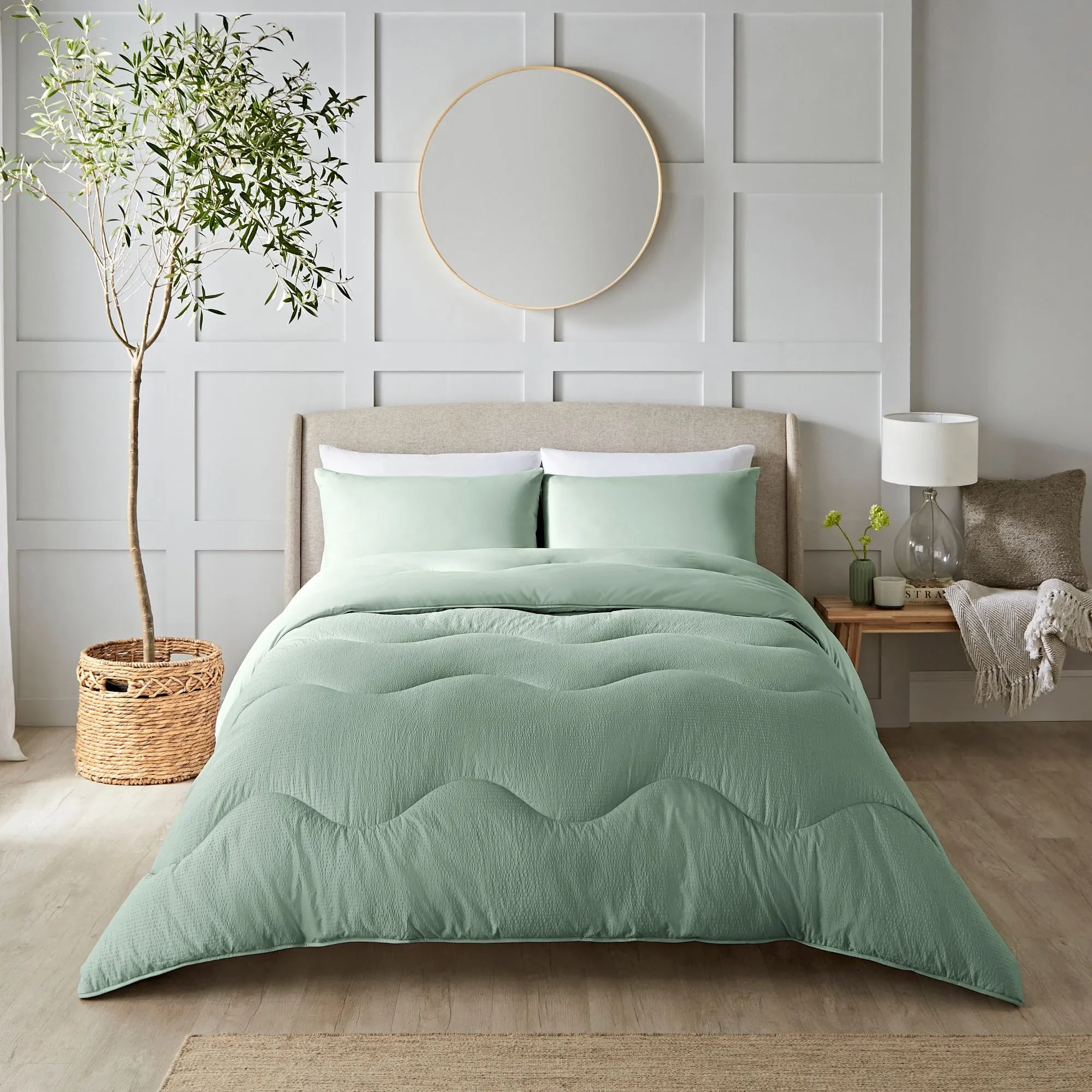 Night Lark® Seersucker Coverless Duvet Set