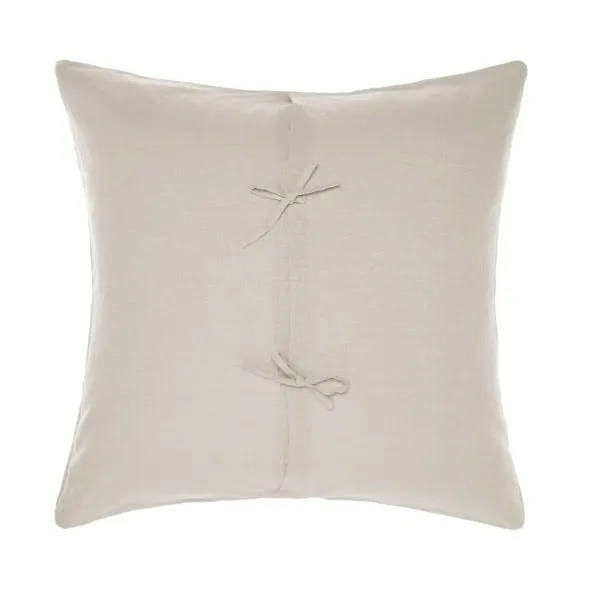 Nimes Natural Linen European Pillowcase by Linen House