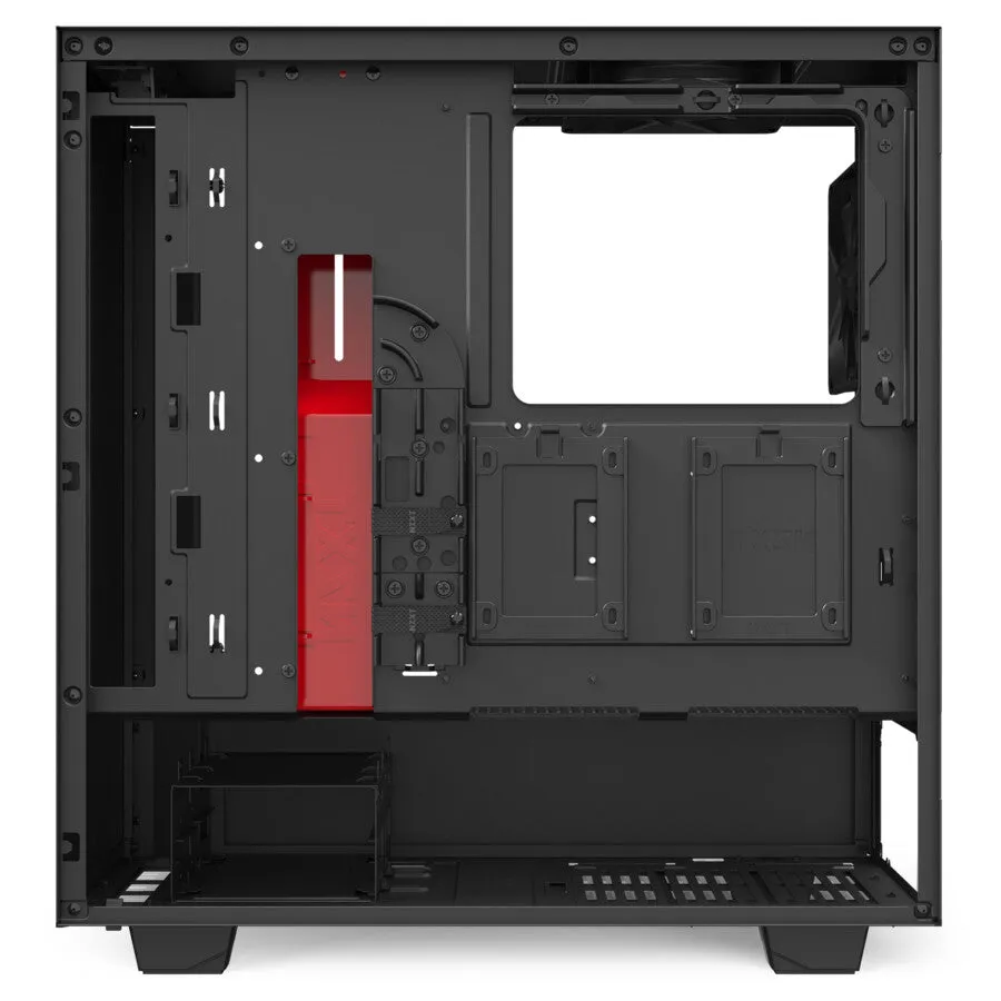 NZXT H510 Midi Tower Black, Red