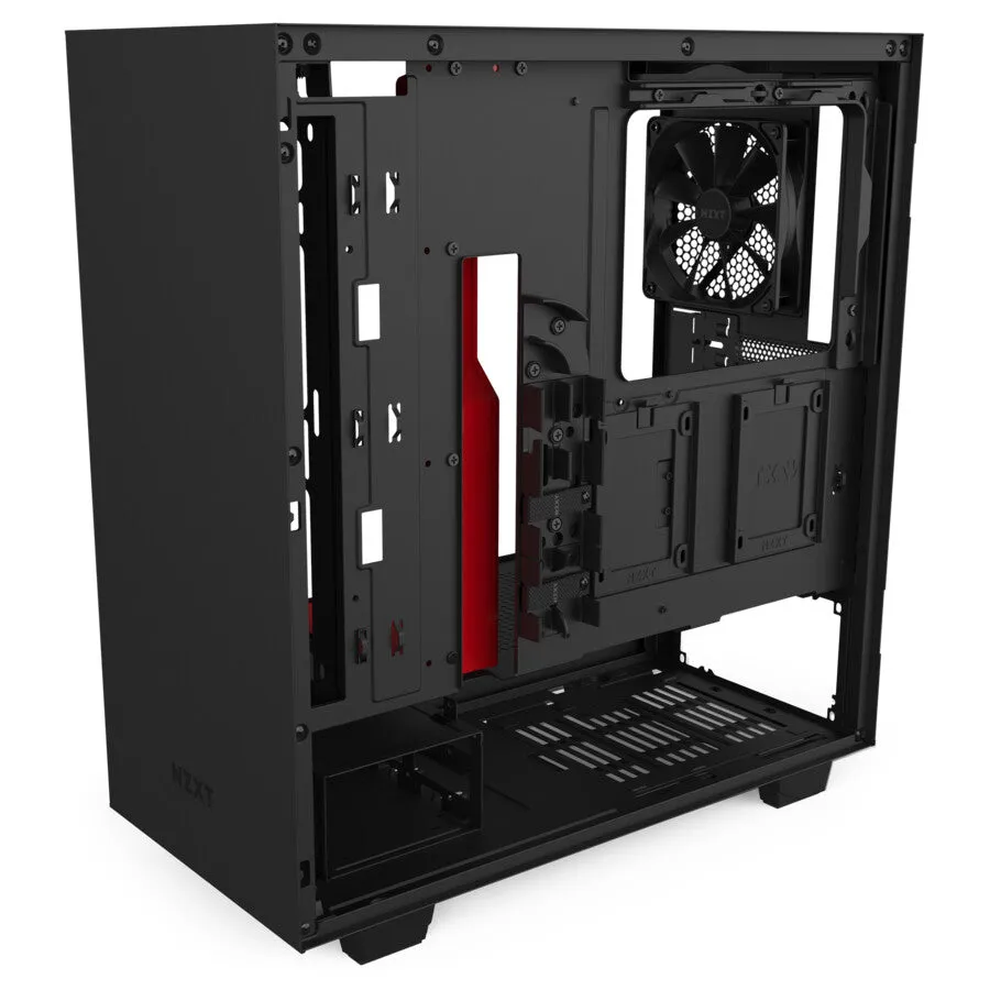 NZXT H510 Midi Tower Black, Red