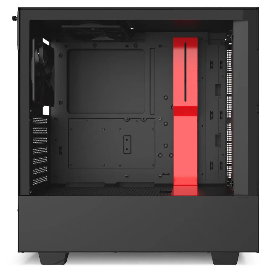 NZXT H510 Midi Tower Black, Red