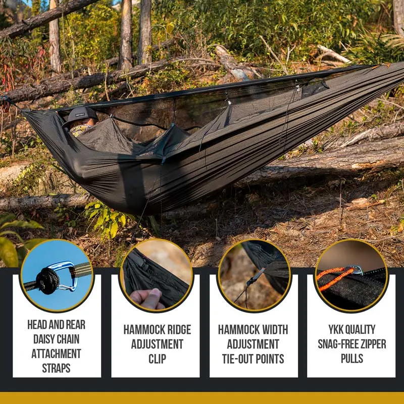 OneTigris 1 Person Winter Hammock with Bug-Net