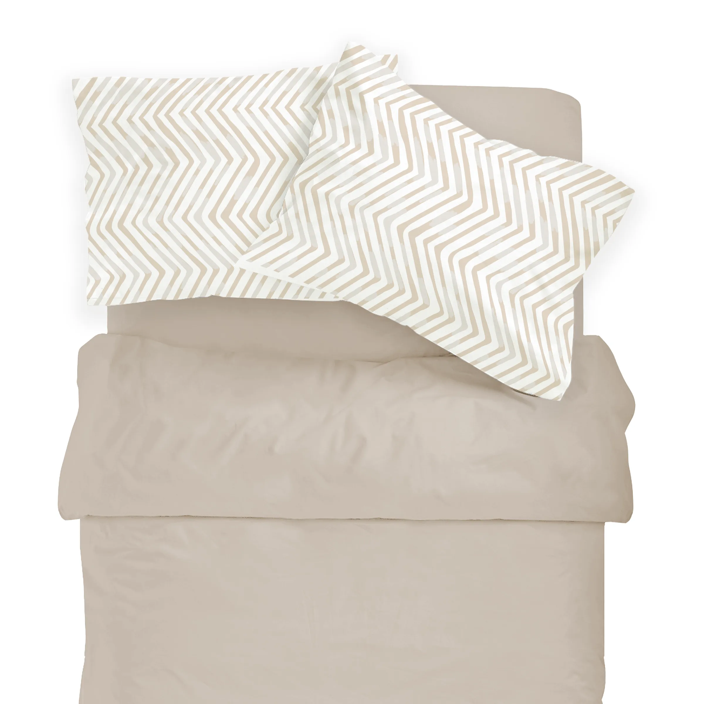 Organic Toddler Pillowcase - Herringbone