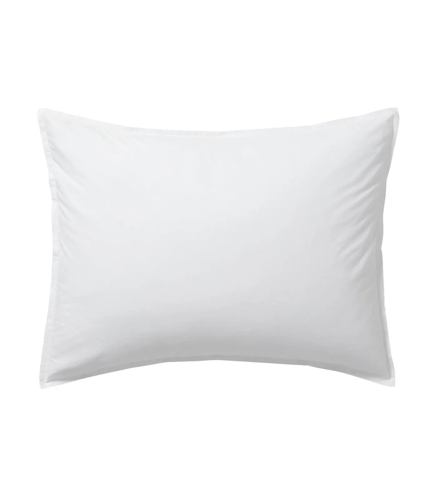 Organic Washed Cotton Duvet Cover & Shams - White