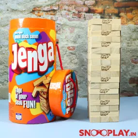 Original Jenga by Funskool (With Tube Storage Packaging)