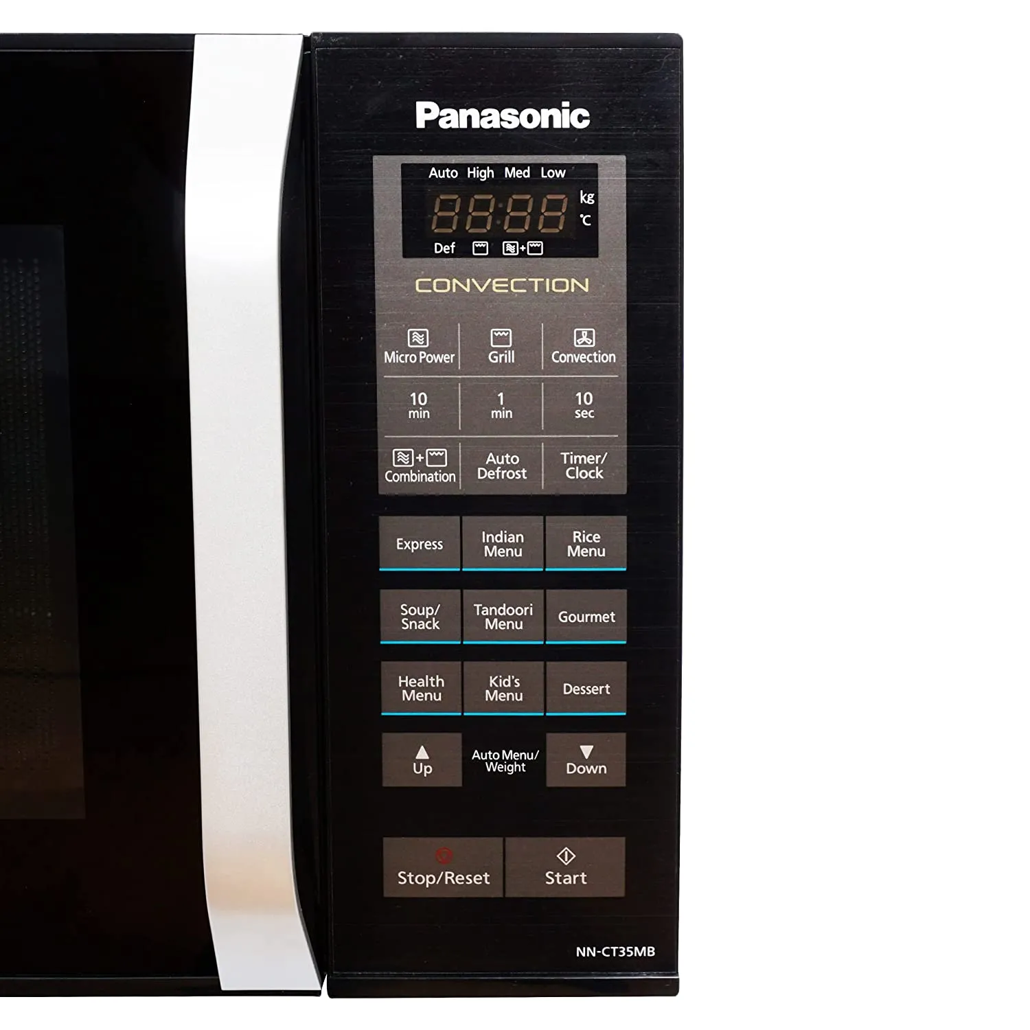 Panasonic NN-CT35MBFDG 23 Litres Convection Microwave Oven (360° Heat Wrap, , Black Floral)