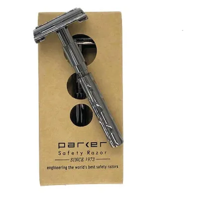 Parker 22R Safety Razor, Case and Blades