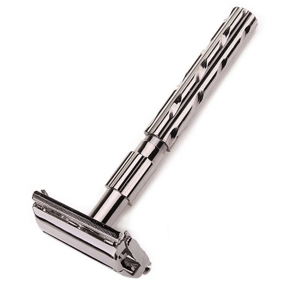 Parker 22R Safety Razor, Case and Blades