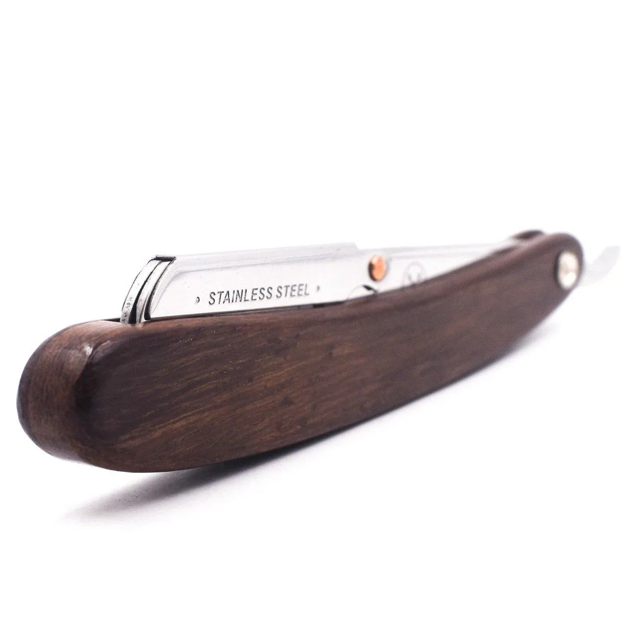 Parker - Professional Barber Razor Shavette SRDW, Sheesham Wood Handle